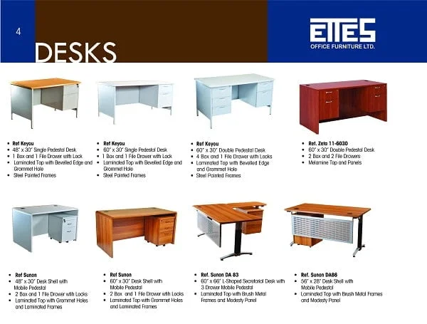 Mẫu thiết kế brochure công ty nội thất tầm trung