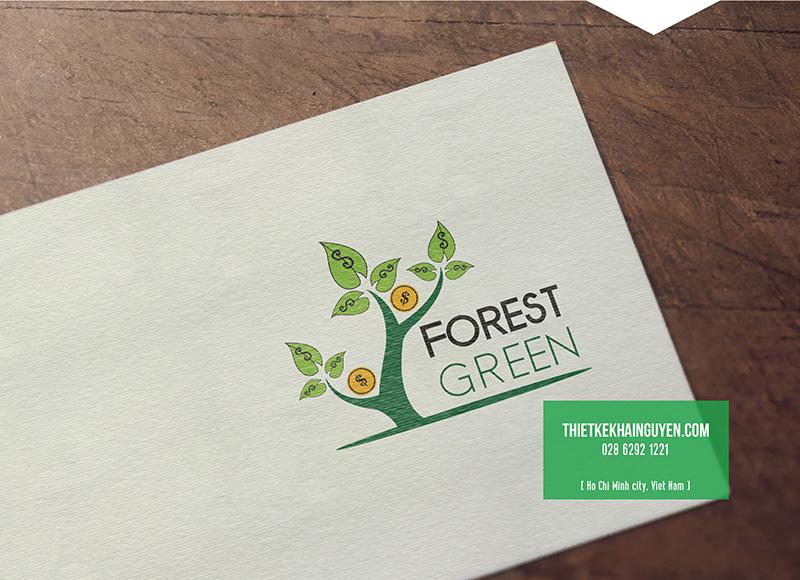 4 công cụ thiết kế logo miễn phí tốt nhất hiện nay 11 Forest Green Logo công ty tài chính