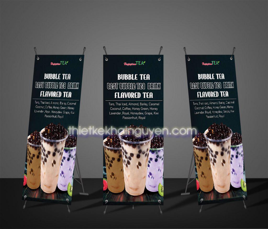 Dùng poster trà sữa đẹp để thu hút thêm khách hàng