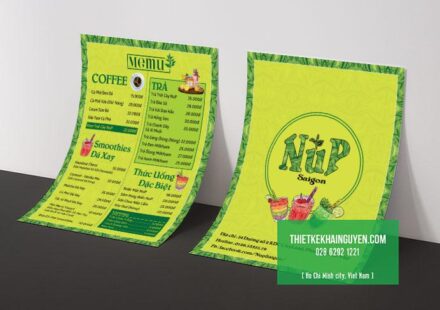 Flyer cafe nup Sài Gòn