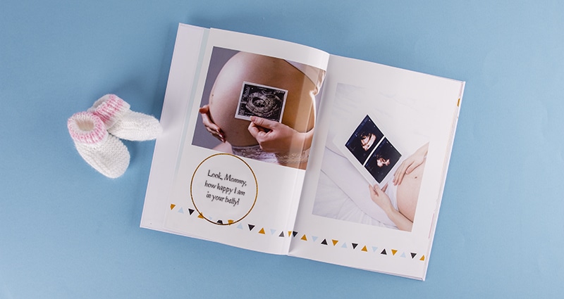 Lưu giữ những khoảnh khắc kỳ diệu thời kỳ mang thai của bạn với cuốn sách ảnh trẻ em