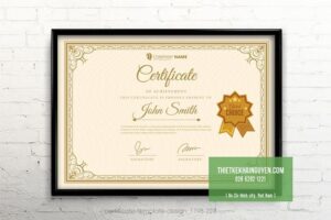 Mẫu giấy khen ép kim đẹp