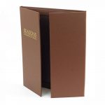 Menu da cover dạng gấp cửa sổ Menu da cover dạng gấp cửa sổ