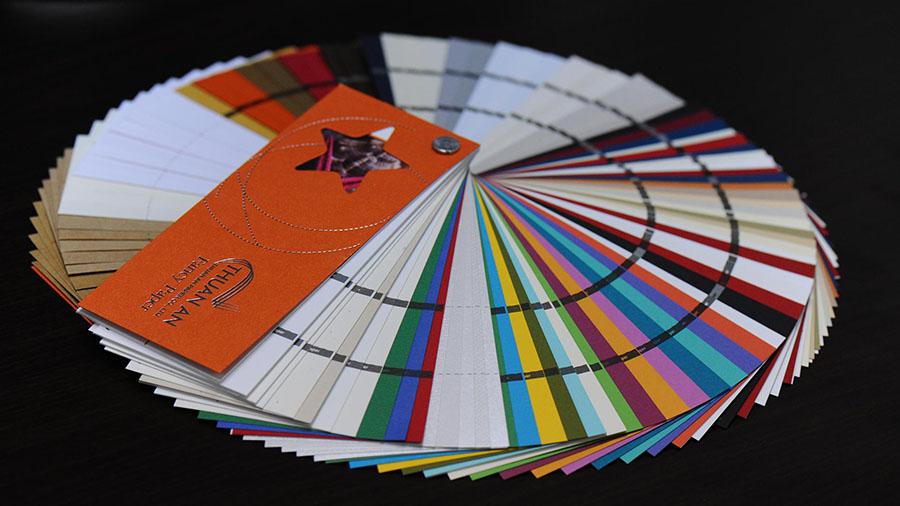 In card visit giấy mỹ thuật.