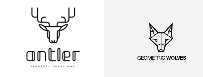 Art line logo - nghệ thuật đường nét