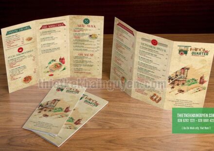 Bí quyết thiết kế brochure nhà hàng chuyên nghiệp