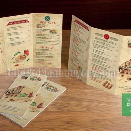 Bí quyết thiết kế brochure nhà hàng chuyên nghiệp