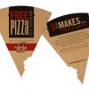 Die cut menu - menu hình dạng pizza đặc biệt Die cut menu - menu hình dạng pizza đặc biệt