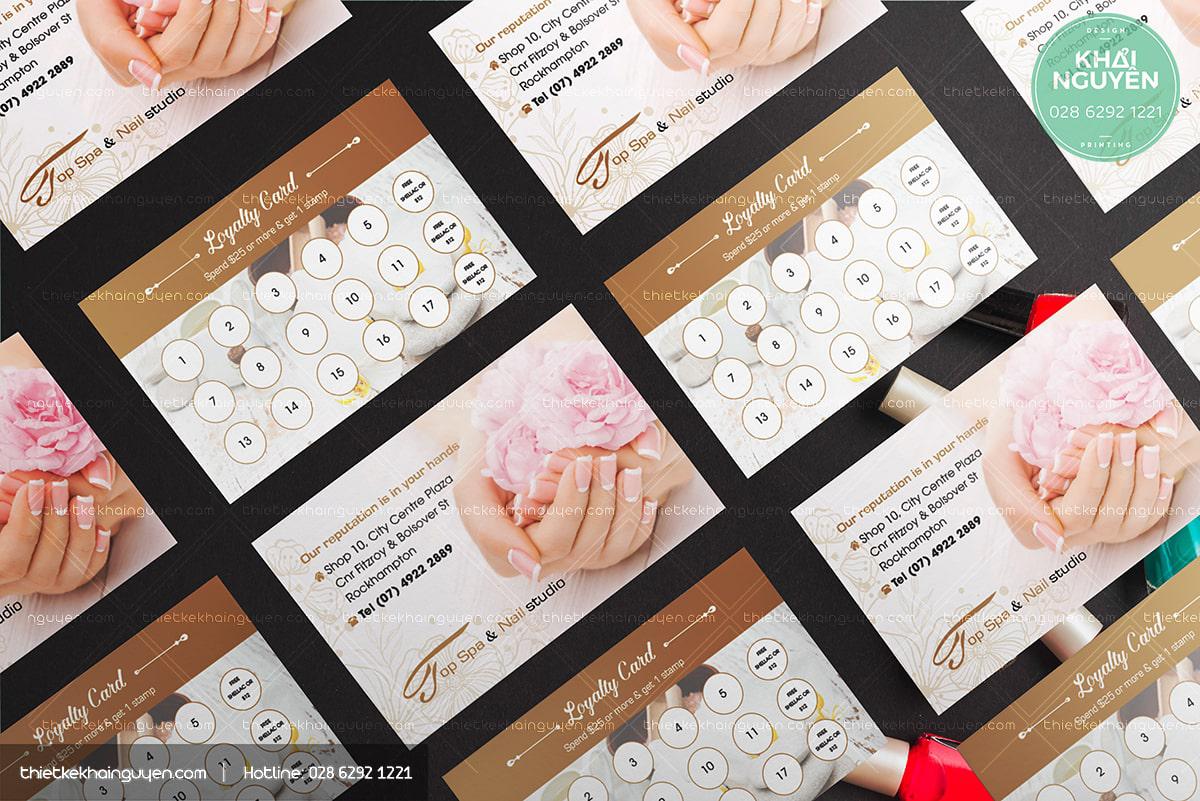 Spa & Nails Business card Template