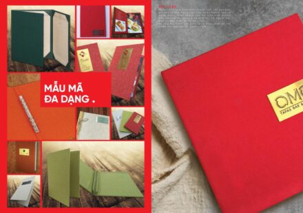 Thiết kế In Ấn Menu Vải tại TPHCM
