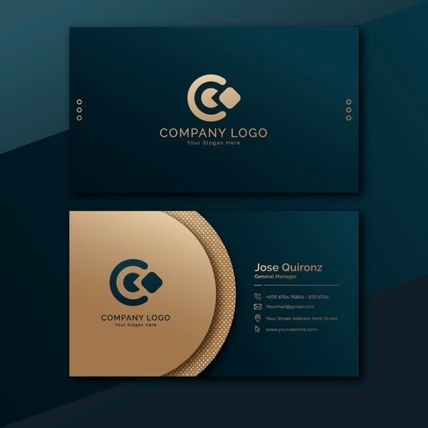Gold Luxury Template bussiness card