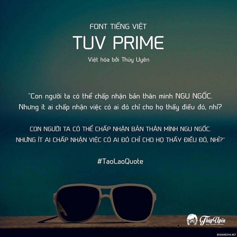 TUV Prime Regular được Việt Hóa