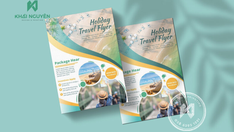 Thiết kế flyer giới thiệu du lịch
