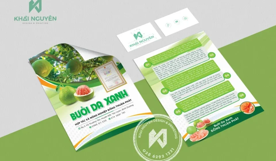 Flyer tờ rơi nông nghiệp