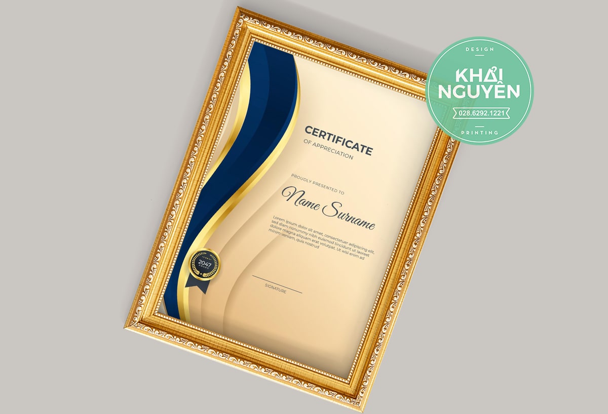 Luxury Certificate Design