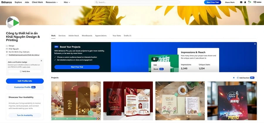 Mở khóa behance bị chặn bằng google chrome