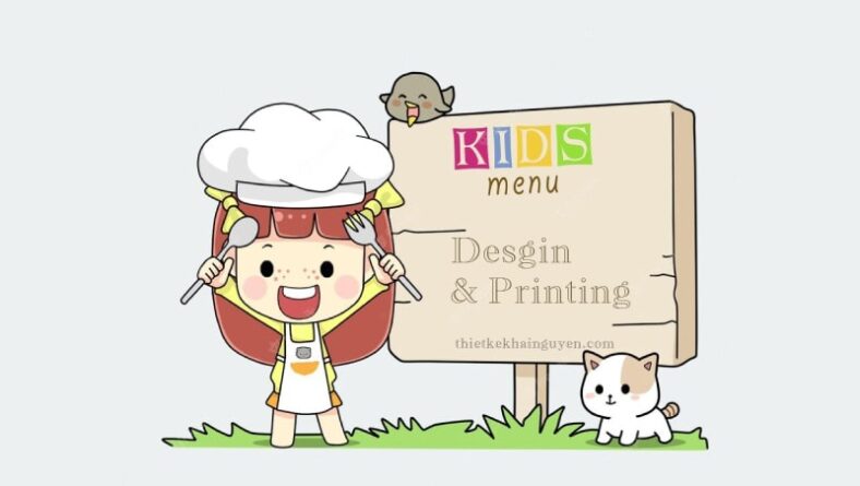 Kids Menu Design Thiết Kế Menu Cho Trẻ Em
