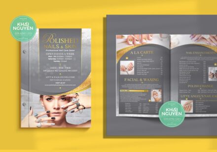 Thiết kế menu nails