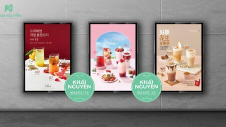 Mẫu thiết kế poster cafe Hàn Quốc đẹp 2023