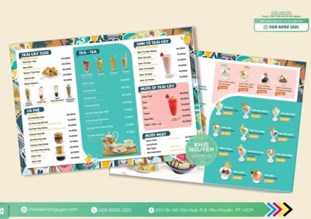 In menu nhựa đảm bảo không thấm nước