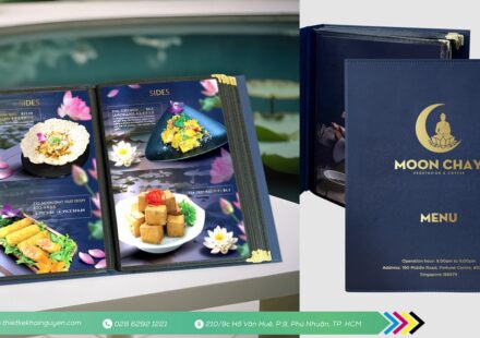 Menu Moon Chay Menu da viền kiếng
