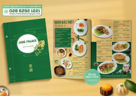 Menu nhà hàng Trung