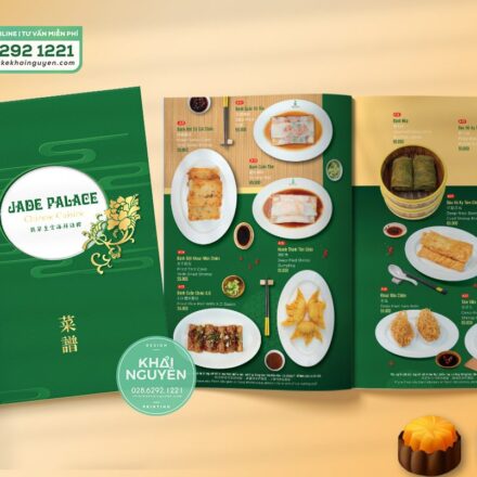 Menu nhà hàng Trung Hoa