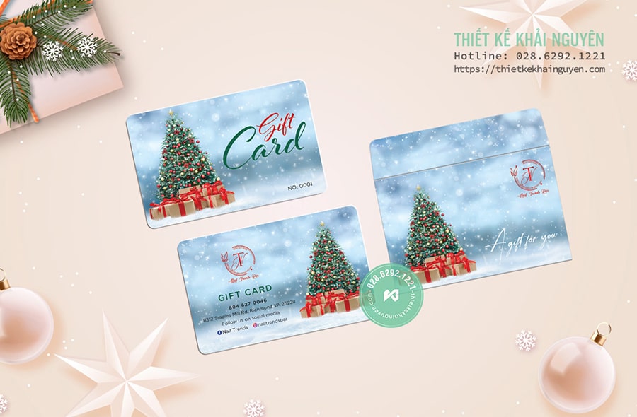 Bộ Mẫu Gift Card Nails Trend Theo Sự Kiện 3 Thiết kế Gift Card Trend Nails Spa