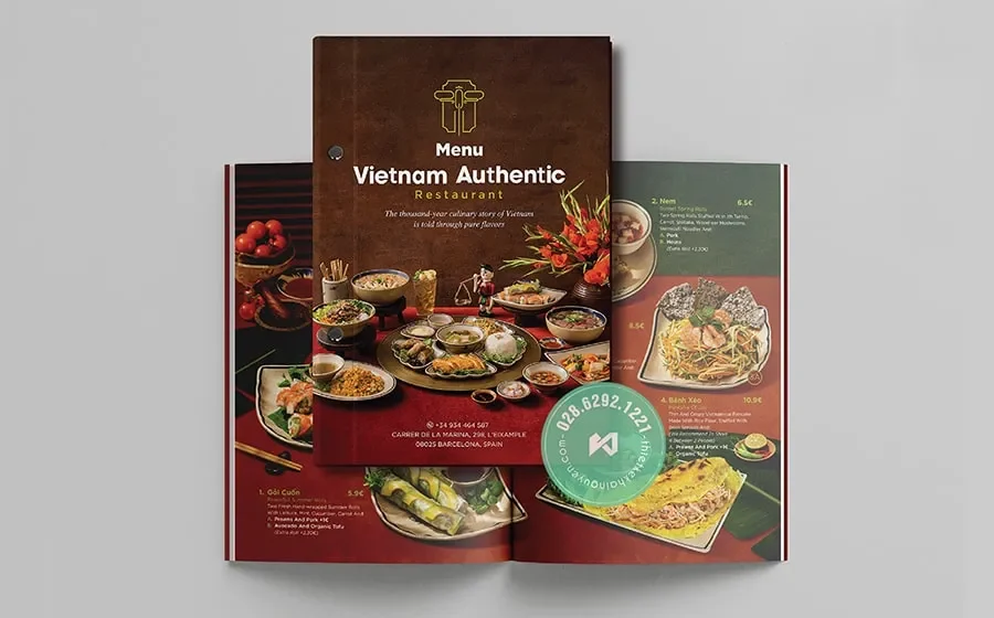 Menu Nhà Hàng Việt Nam tại Nước Ngoài