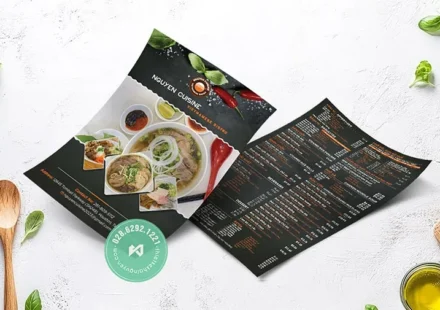 Flyer Tờ Rơi Nhà Hàng