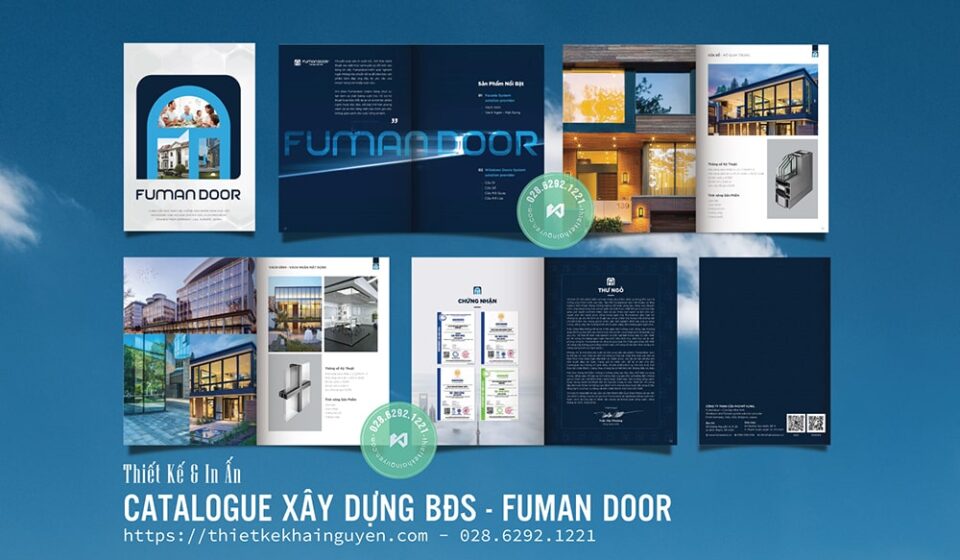 Thiết kế catalogue xây dựng bất động sản