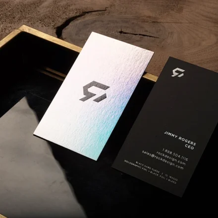 In Card Visit Ép Kim TPHCM – Màu Hologram