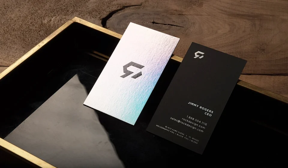 In Card Visit Ép Kim TPHCM – Màu Hologram