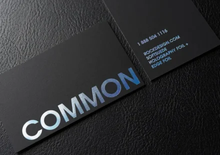 In ấn card visit ép kim Hologram