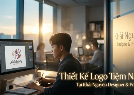 Thiết kế logo tiệm nails TPHCM