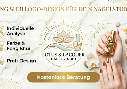 Feng-Shui-Logodesign aus Vietnam – Glückbringendes Logo für Ihr Nagelstudio