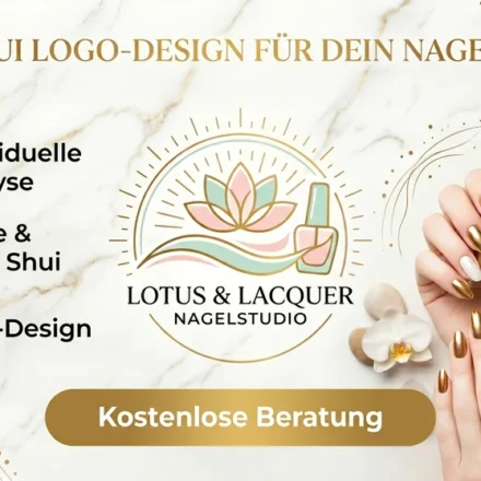 Feng-Shui-Logodesign aus Vietnam – Glückbringendes Logo für Ihr Nagelstudio