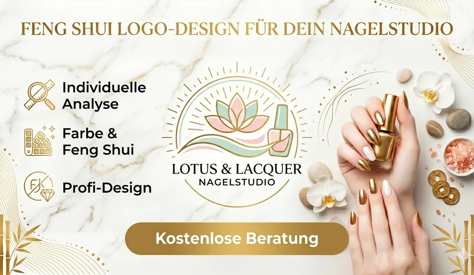 Feng-Shui-Logodesign aus Vietnam – Glückbringendes Logo für Ihr Nagelstudio