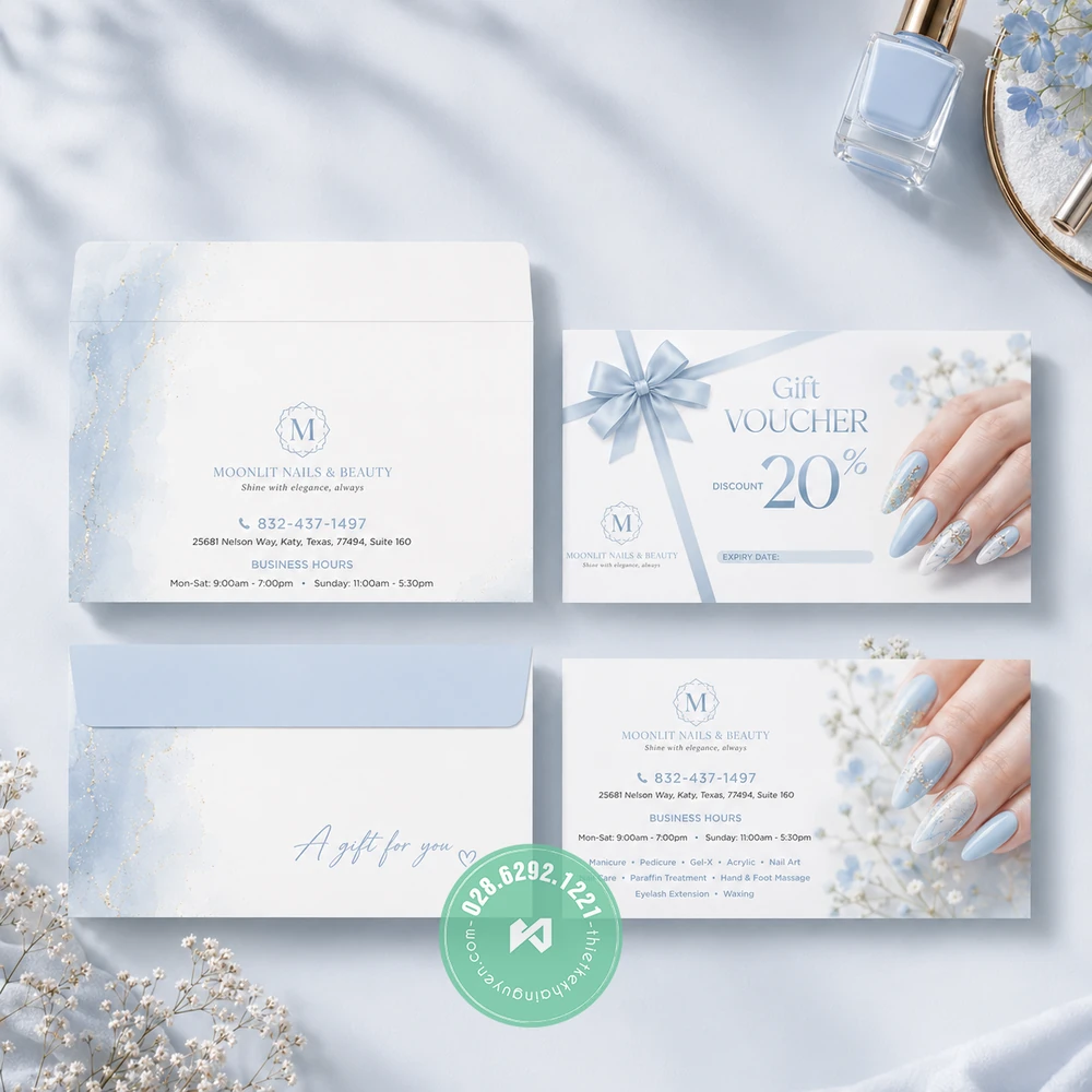 Top 30+ Mẫu Voucher Tiệm Nails Đẹp Giúp Tăng Doanh Thu 29 Khải Nguyên là đối tác thiết kế in ấn voucher đáng tin cậy