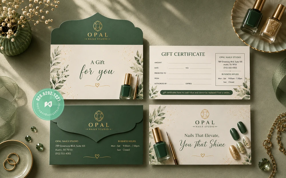 Top 30+ Mẫu Voucher Tiệm Nails Đẹp Giúp Tăng Doanh Thu 7 Mẫu in gift certificate tiệm nails tại Texas, Mỹ
