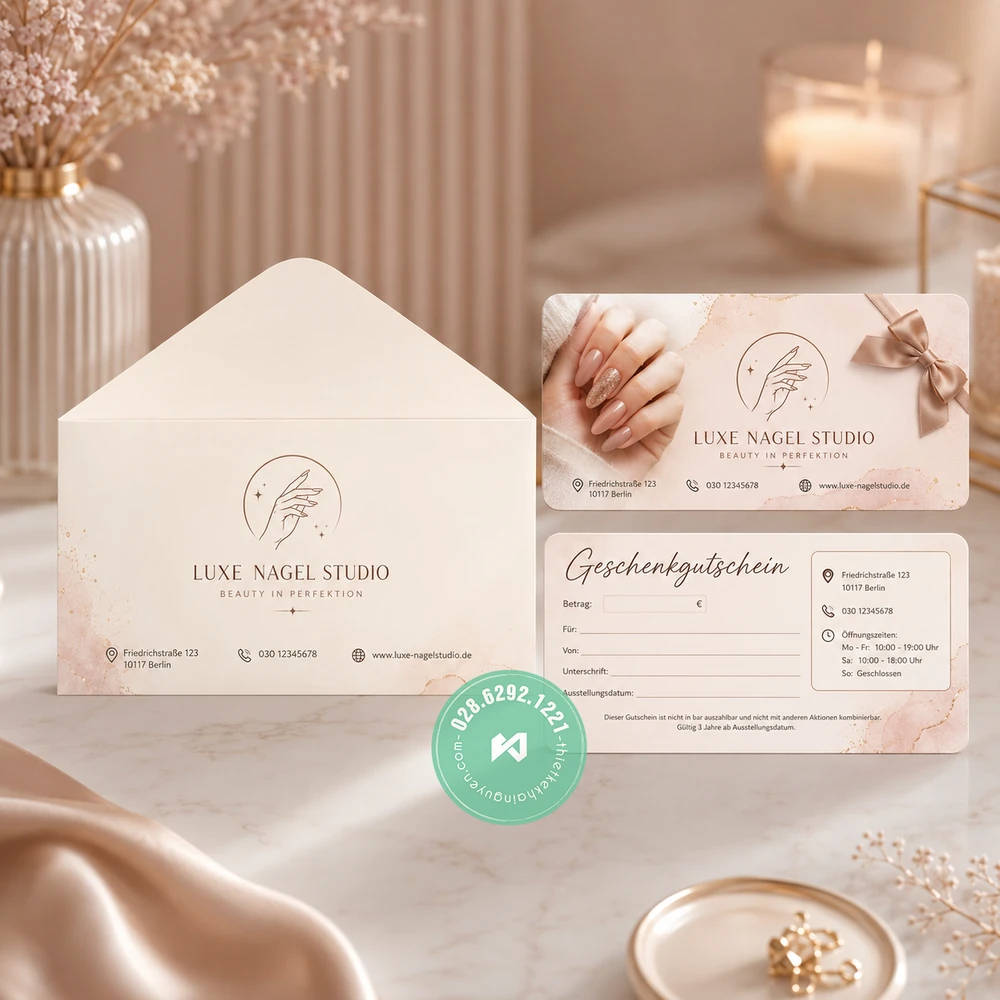 Gutscheine für Nagelstudio drucken – Günstig aus Vietnam bestellen 19 Jetzt Kontakt aufnehmen und Bestellung starten