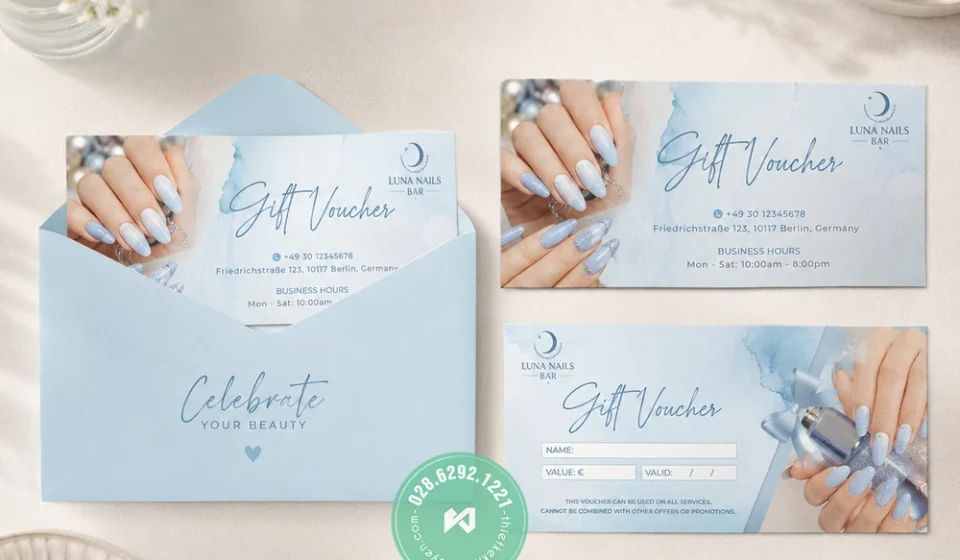 gift certificate nail salon Vietnamese