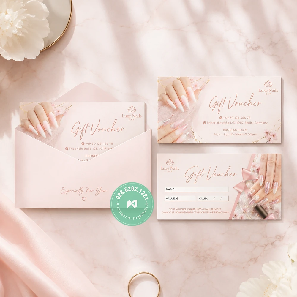 Top 30+ Mẫu Voucher Tiệm Nails Đẹp Giúp Tăng Doanh Thu 23 Tiệm in voucher nails tại TPHCM - chuyên in ấn Việt Kiều