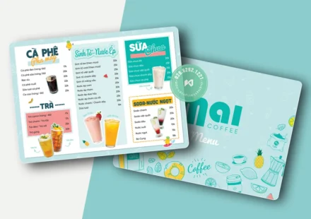 Mai Coffee được thiết kế với phong cáchTươi Sáng & Trẻ Trung