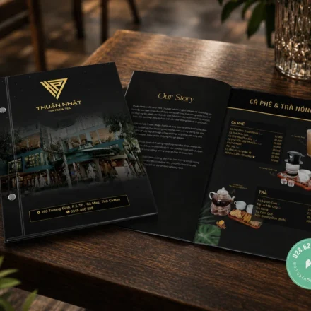 30 Mẫu Thiết Kế Menu Cà Phê Đẹp 2026 Thu Hút Khách Hàng