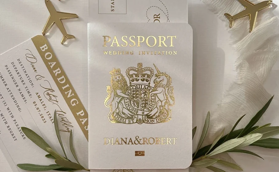 Mẫu in thiệp mời passport - Invitation card 2026