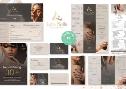 Branding tiệm nails Le’s Nails chuyên nghiệp tại TPHCM
