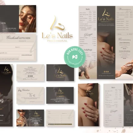 Branding tiệm nails Le’s Nails chuyên nghiệp tại TPHCM