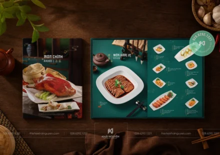 Báo giá thiết kế in menu mở phẳng tại TPHCM từ 200.000đ - 700.000đ
