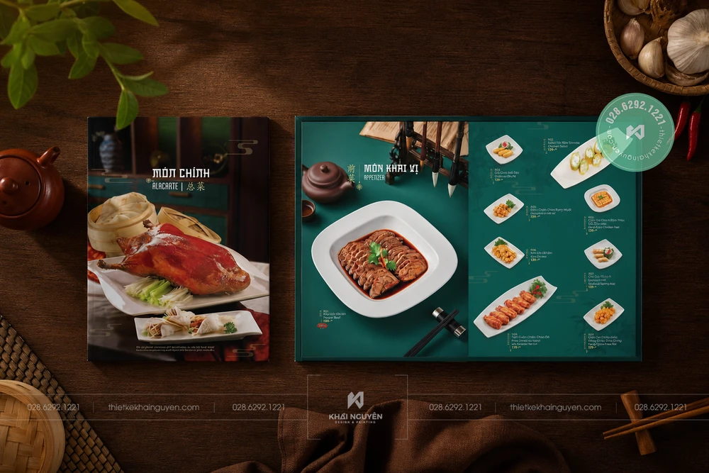 Menu Mở Phẳng 180 Độ Là Gì? Tại Sao Nhà Hàng Cao Cấp Ưa Chuộng? 10 Báo giá thiết kế in menu mở phẳng tại TPHCM từ 200.000đ - 700.000đ